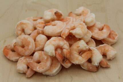 Cooked Farm Raised Peeled & Deveined Tail Off Shrimp – 2 Lb. Bag