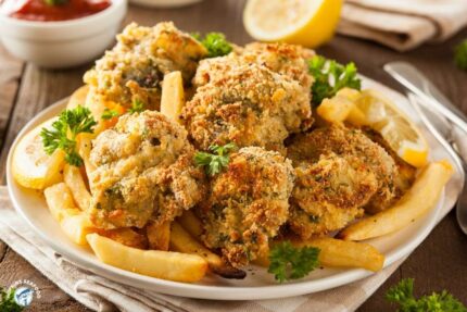 Frozen Breaded Oysters (Select) – 10 Lbs. Case – 35 Pieces