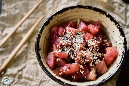 Frozen Tuna Poke Cubes – 10 Lbs. Case