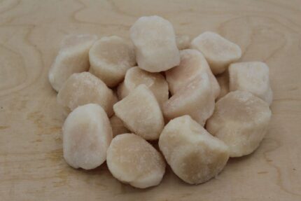 IQF Whole Sea Scallops (10/20) – 5 Lbs. Bag
