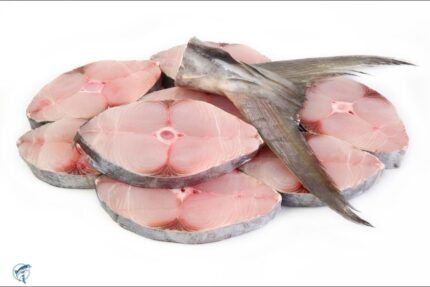 Frozen Kingfish Steaks (6-8 Oz.) – 10 Lbs. Case