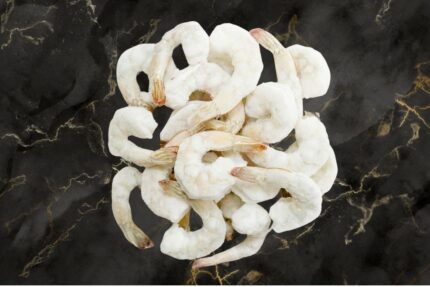 Frozen Raw Farm-Raised White Shrimp – 4 Lbs. Block