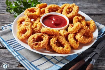 Frozen Breaded Squid / Calamari Rings – 5 Lbs. Case