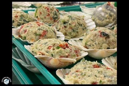 Frozen Stuffed Seafood Scallops (4 Oz.) – 24 Ct. Case