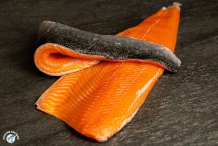 Fresh Wild-Caught King Salmon Fillets (~ 5 Lbs.)