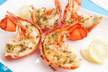 Frozen Split Lobster Tails – Cooked – 2 Lbs. Bag